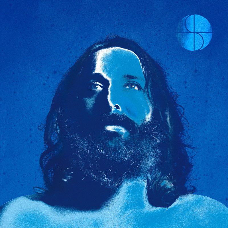La pochette de l'album My God is Blue