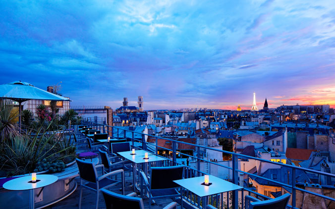 Les plus belles vues de Paris : ici le 43 Up the Roof