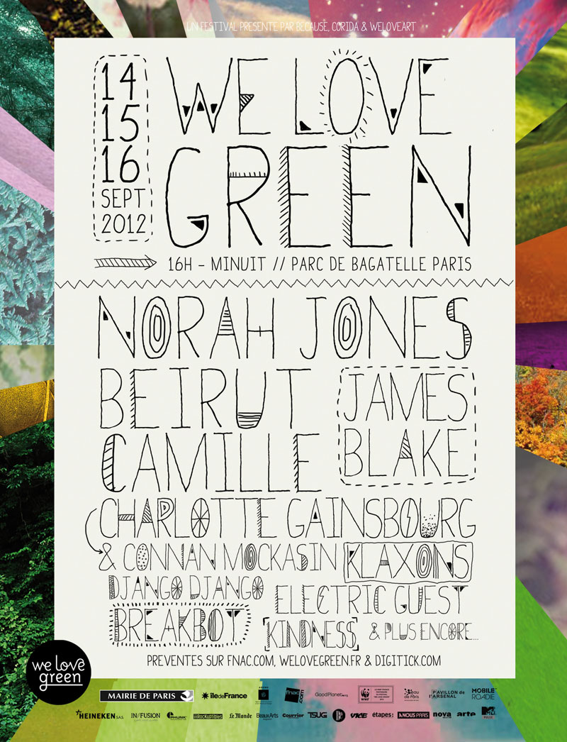 Flyer de la We Love Green