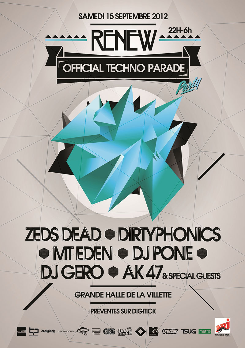 Le Flyer de la Techno Parade