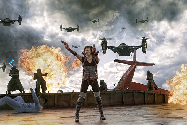 Le look de Milla Jovovich dans Resident Evil pour la soirée Chaos 2099