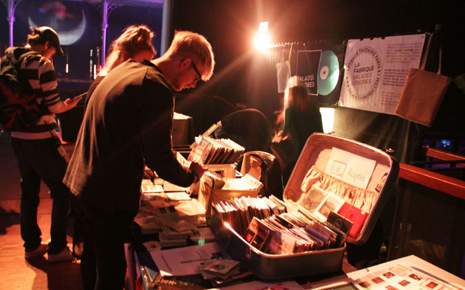 Le stand des Balades Sonores au Pitchfork Music Festival