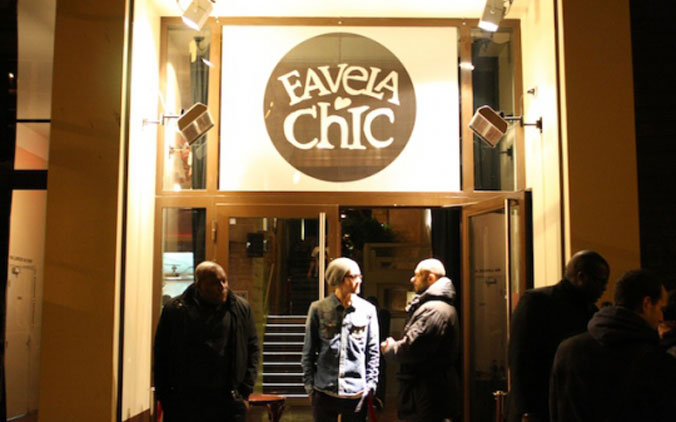 La nouvelle entrée de la Favela Chic