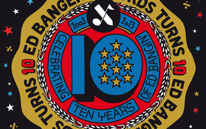 Le logo des 10 ans d'Ed Banger !