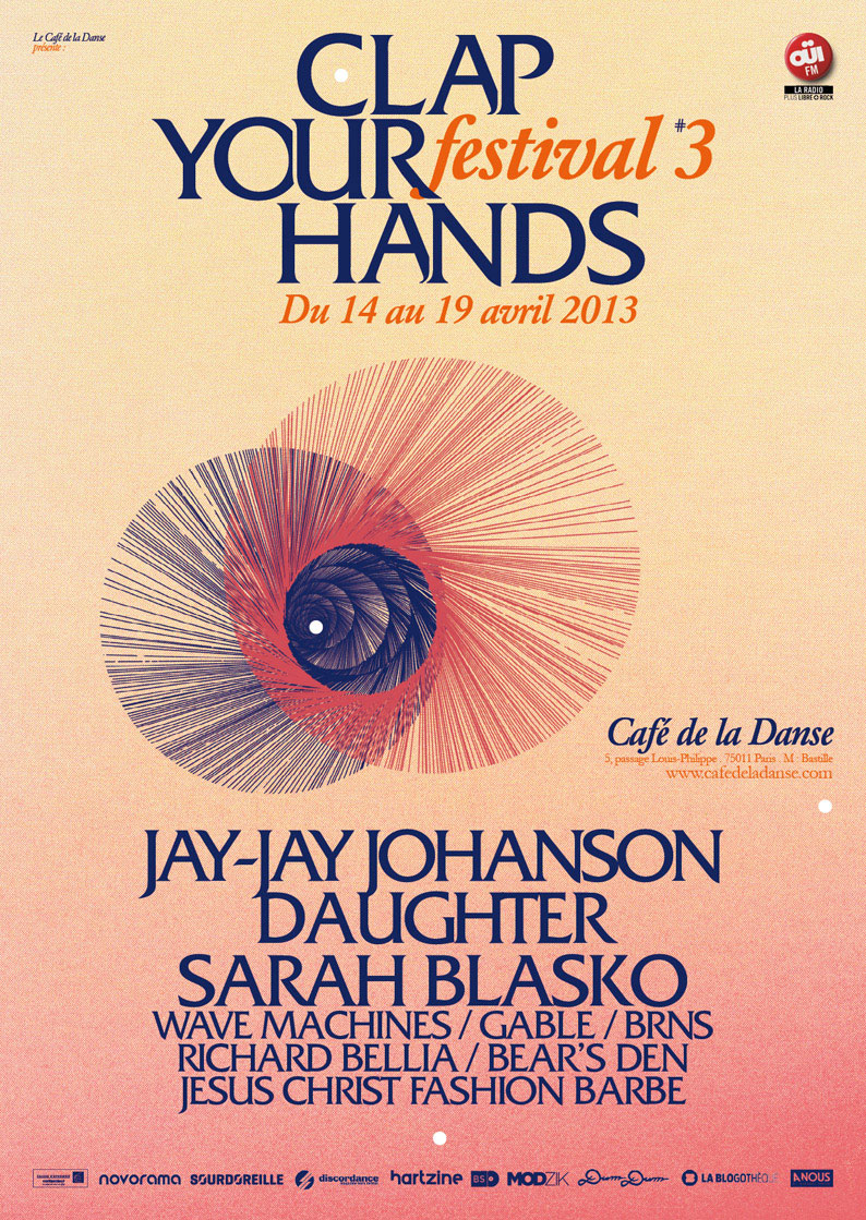 L'affiche du festival Clap Your Hands