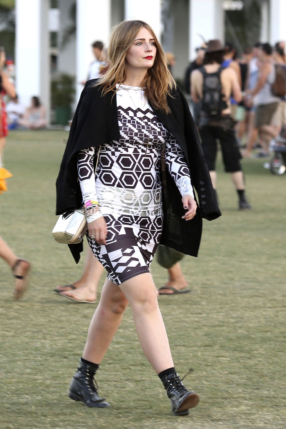 L'actrice Misha Barton à Coachella 2013