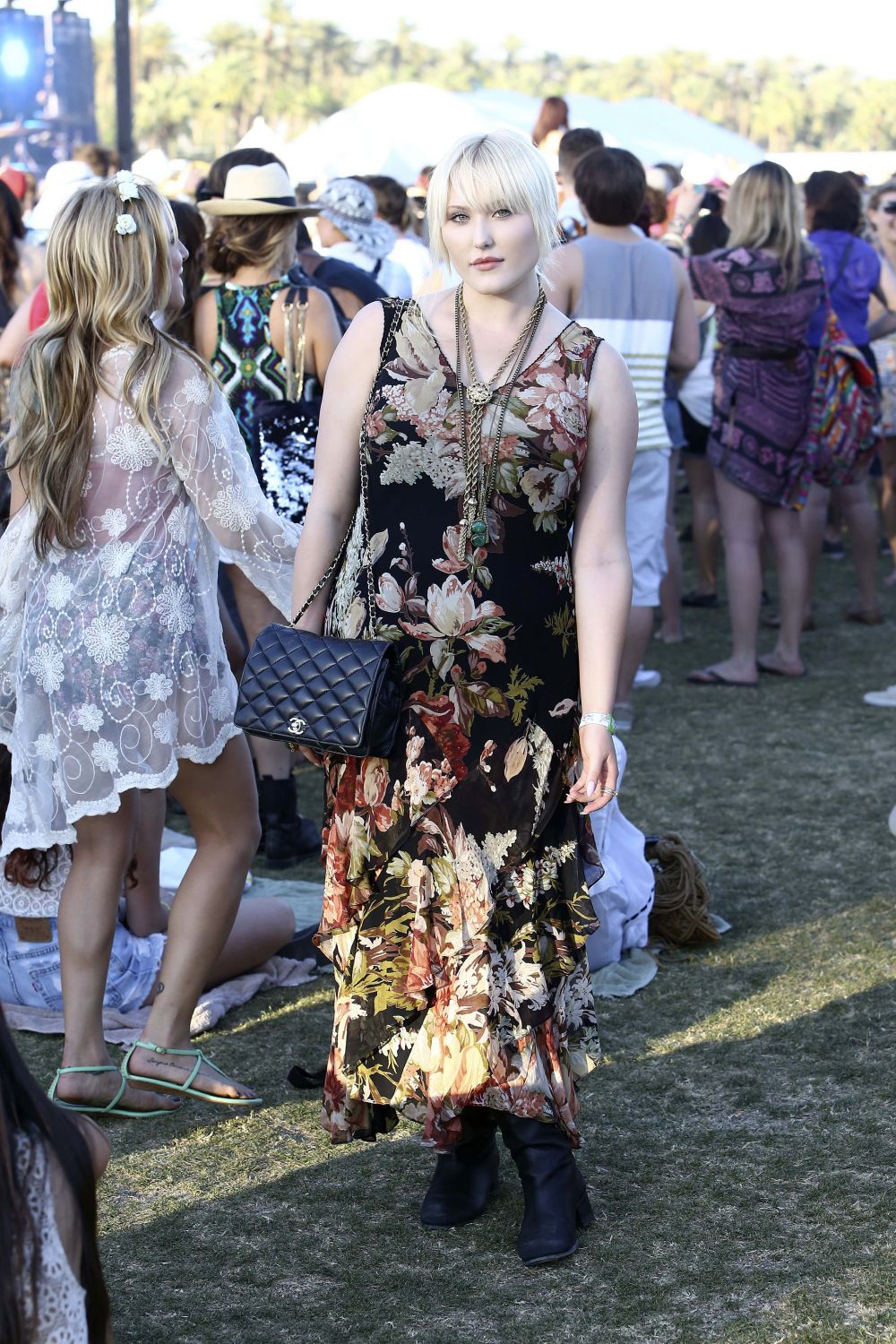 L'actrice Hayley Hasselhoff à Coachella 2013