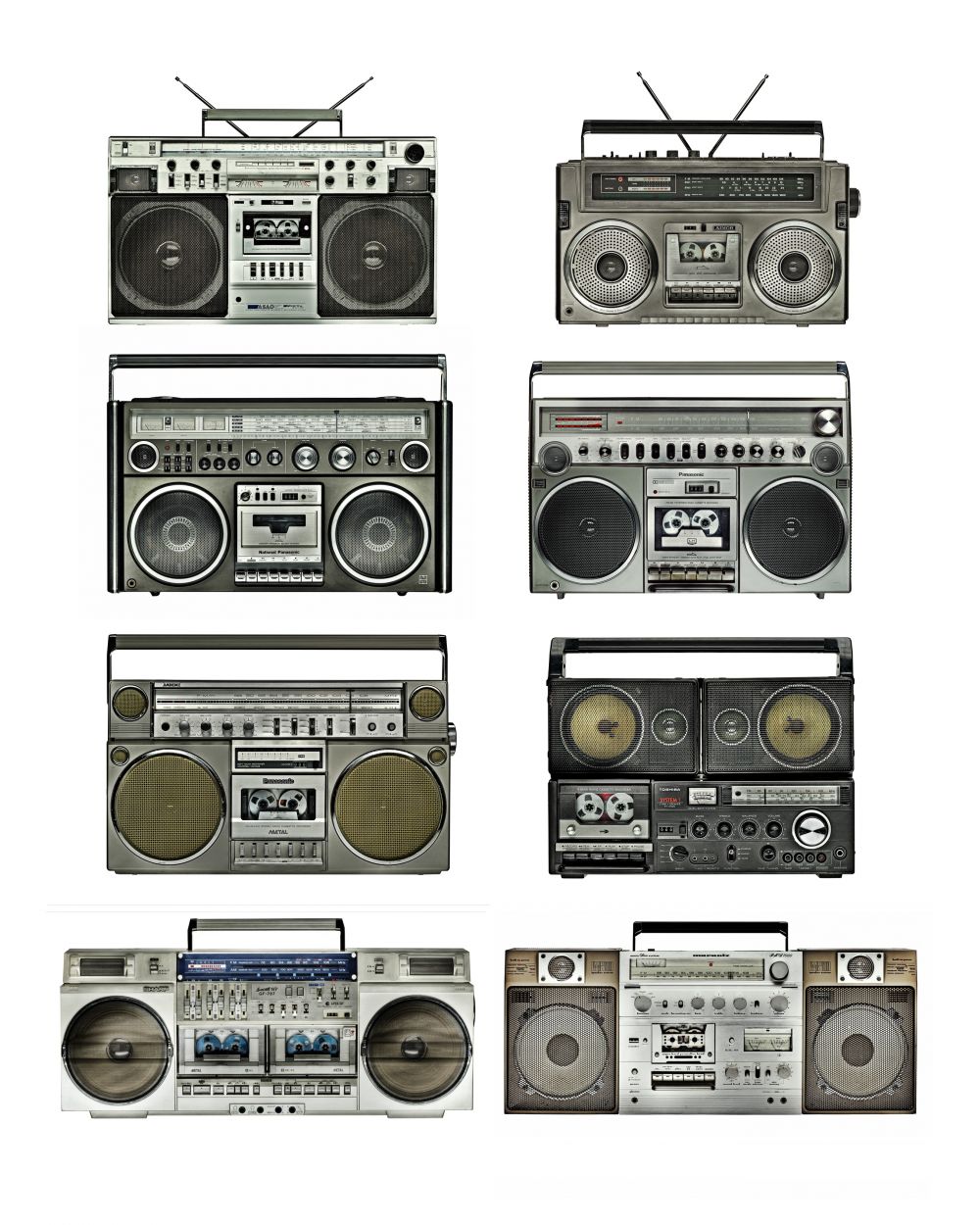 Photomontage série photo "The Boombox Project"