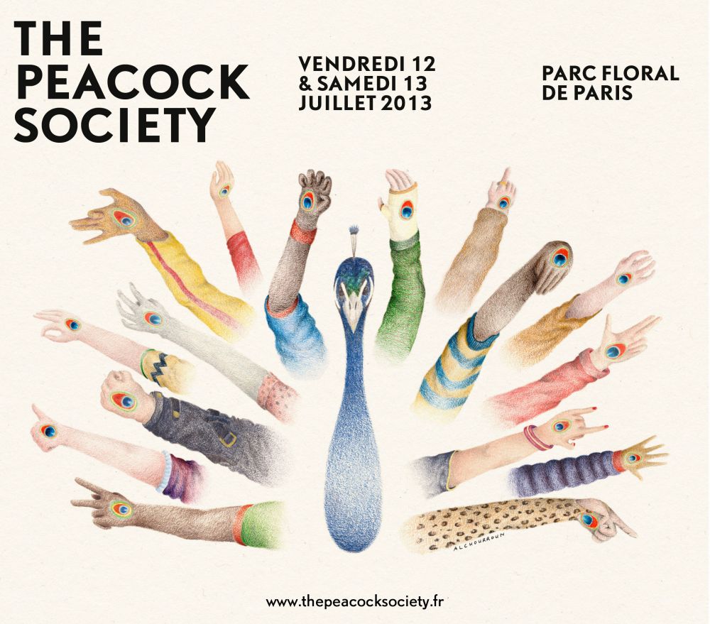 The Peacock Society, le 12 et 13 juillet 2013 au Parc Floral de Paris