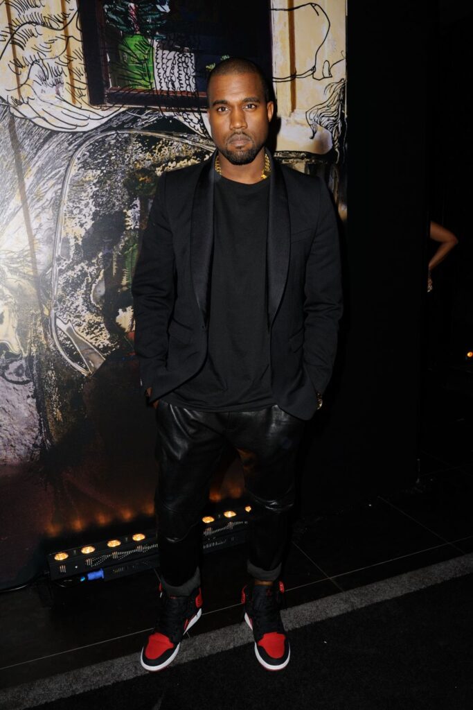 Kanye West (en bonne fashion victim) à la Givenchy After Party à Paris en septembre 2012
