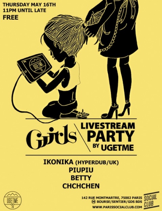 Girls Girls Girls au Social Club le jeudi 16 mai 2013