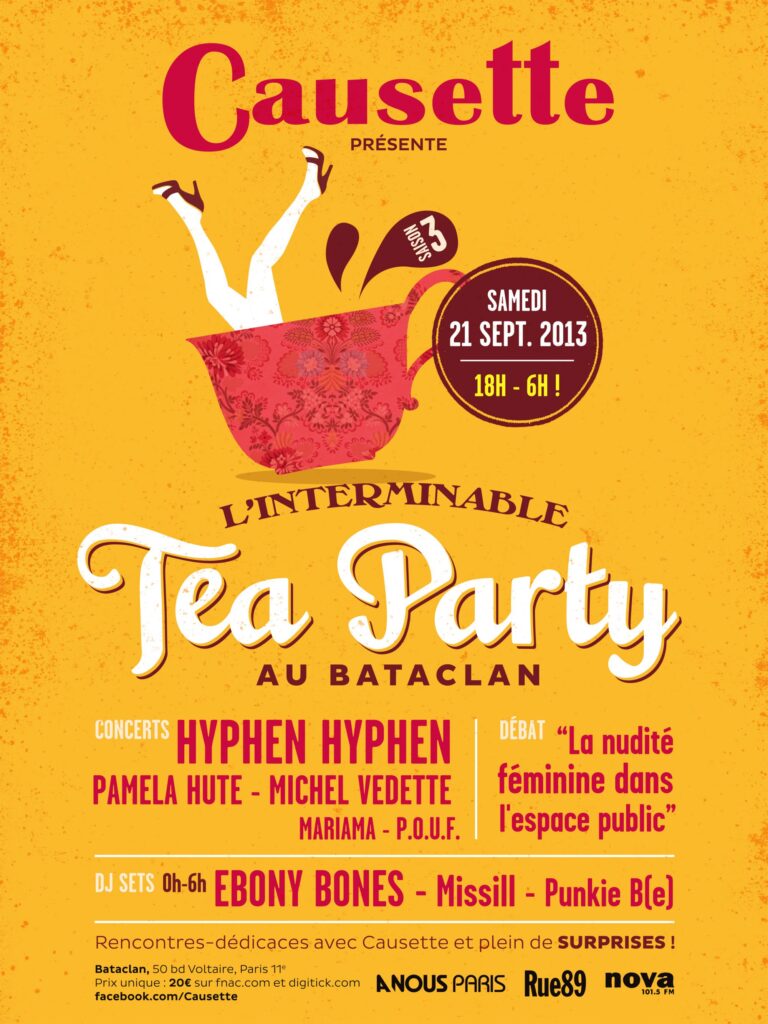 L'Interminable Tea Party de Causette au Bataclan