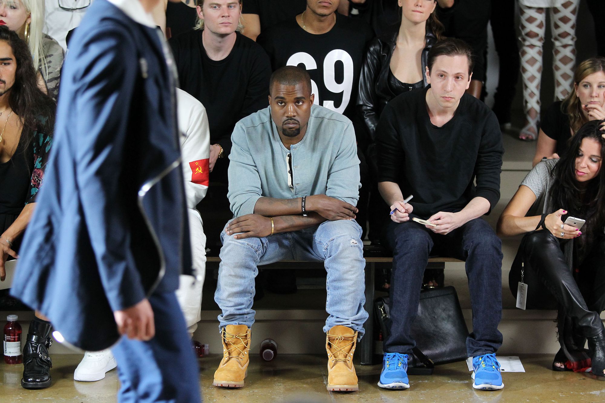 Kanye West à la Fashion Week de New York