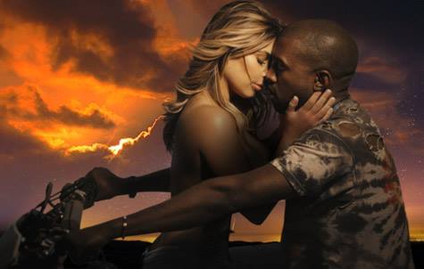 Kanye West et Kim Kardashian dans "Bound 2"