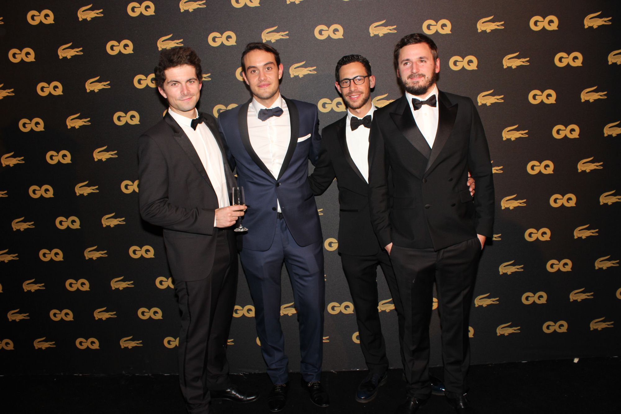 Charles, Romain, Julien et Thibaud, les looks de la soirée Les Hommes de l'Année GQ