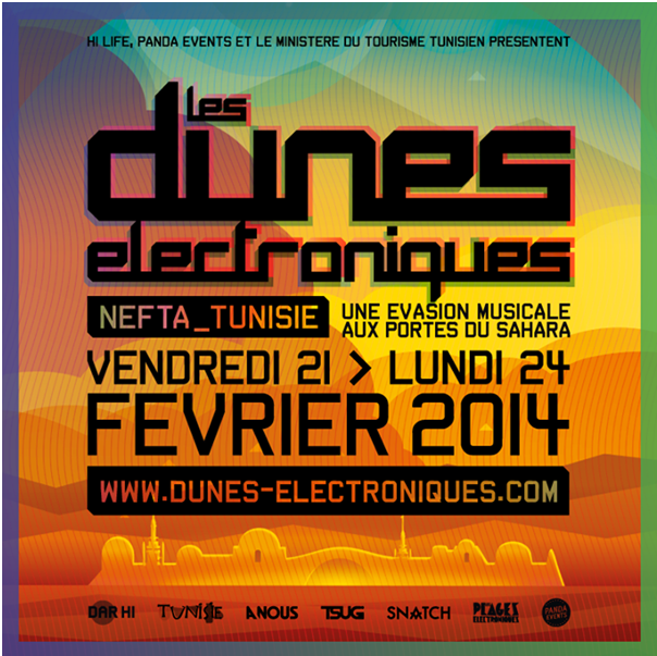 Affiche du festival Les dunes électroniques