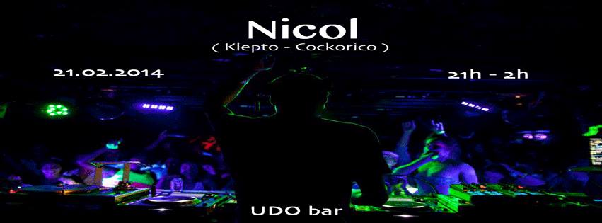 Nicol à l'Udo Bar