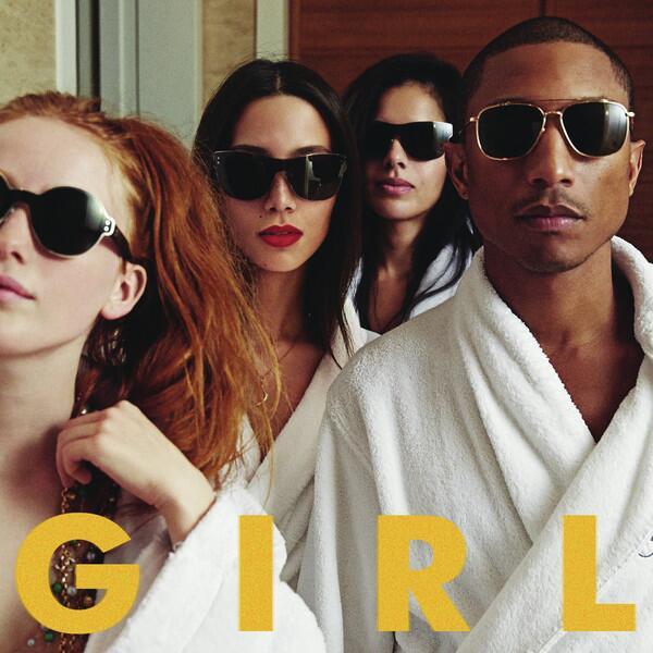 La pochette du prochain album de Pharrell Williams, G I R L