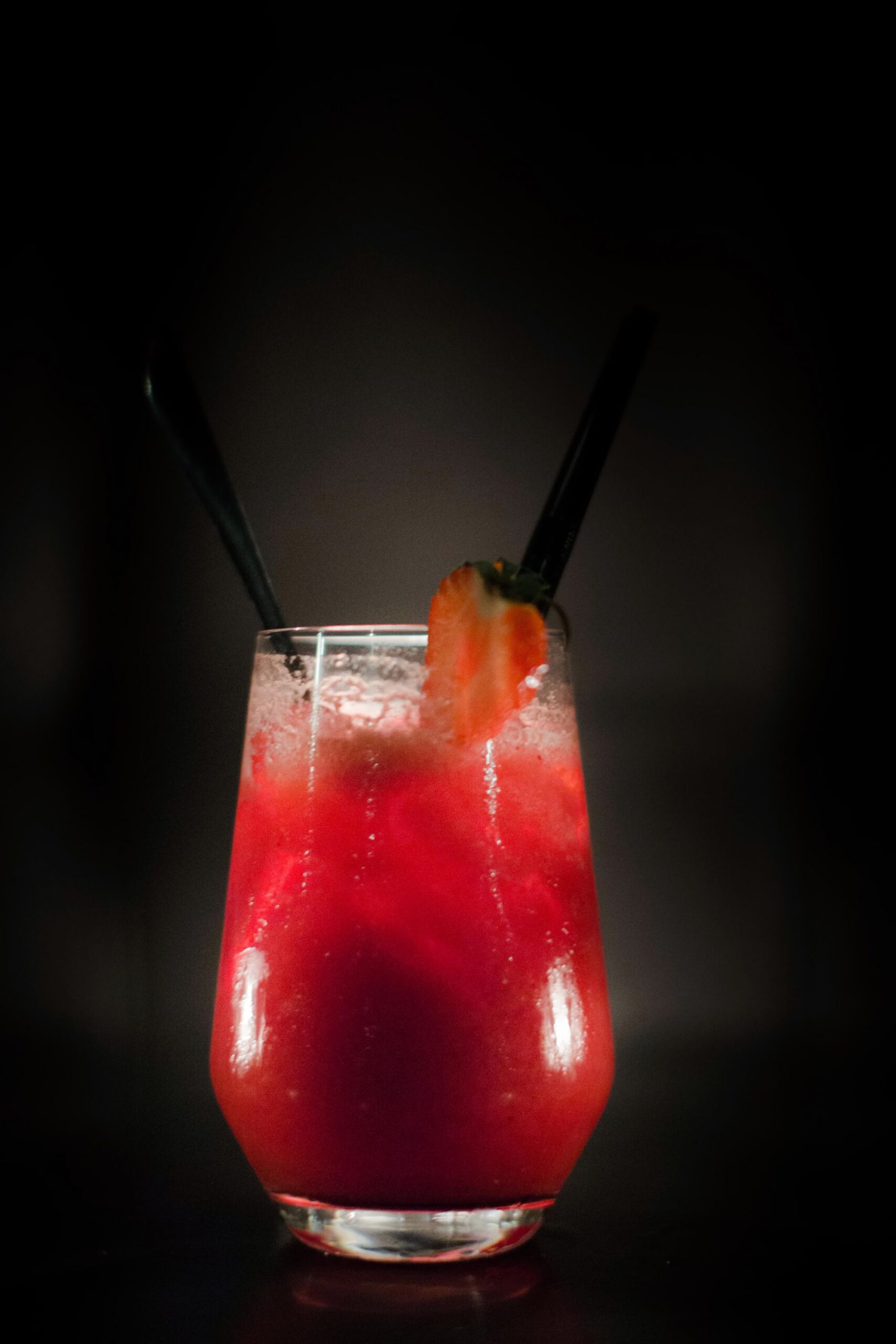 Cocktail à la fraise de l'Ambre