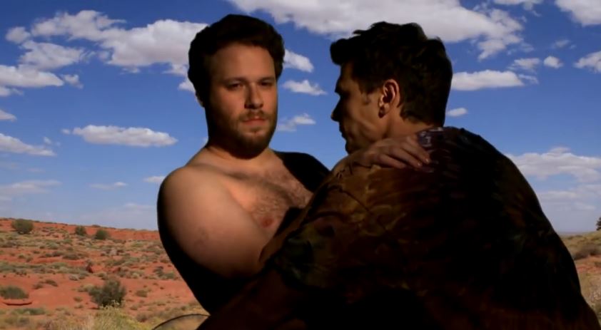 James Franco et Seth Rogen dans "Bound 3"