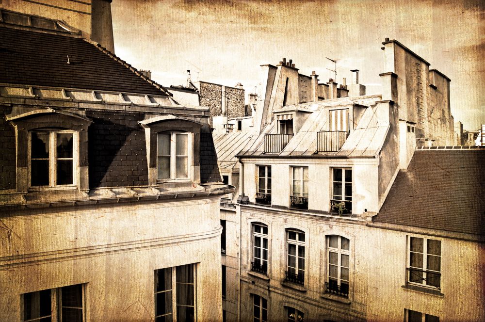 Vue sur les toits de Paris au Perchoir
