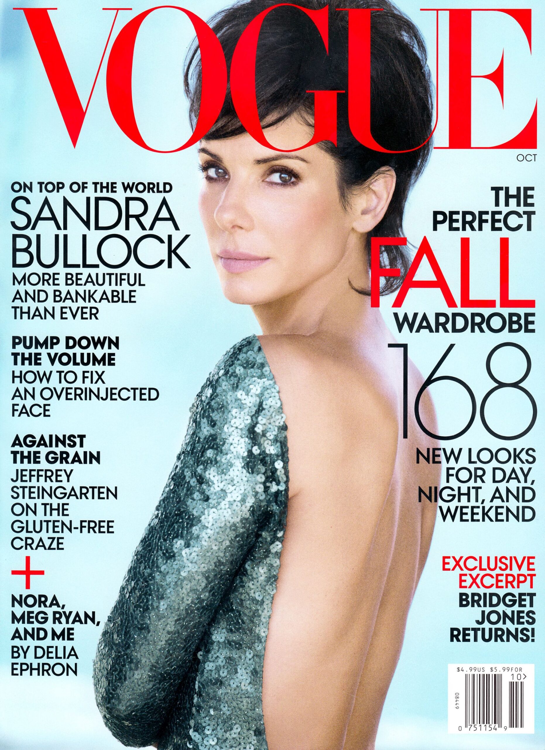 Sandra Bullock, une coupe mulet plus chic en couverture du Vogue US
