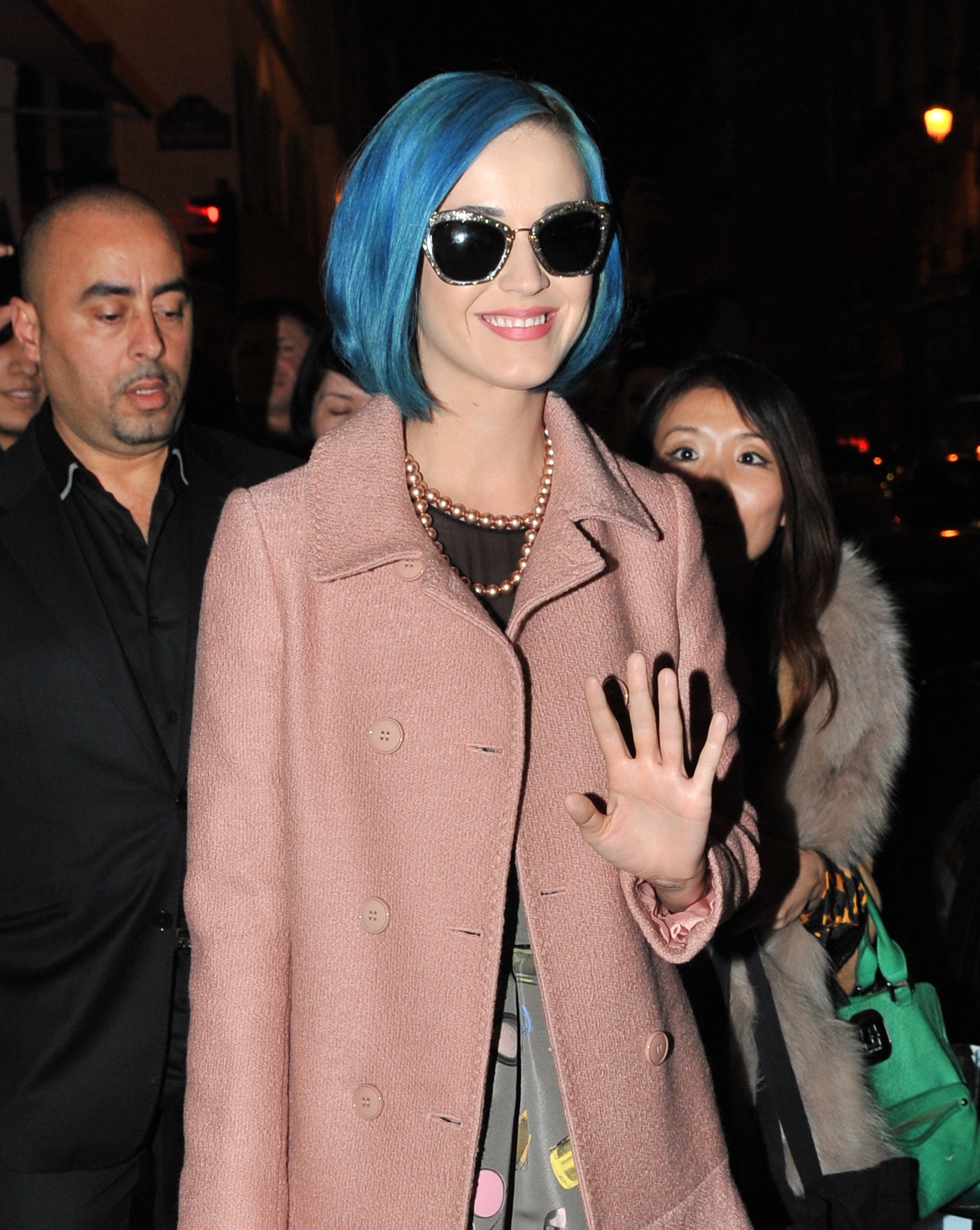 Katy Perry les cheveux bleus