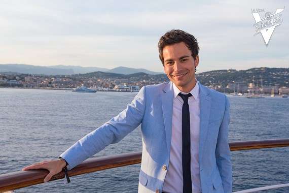 Bertrand Chameroy à La Villa Schweppes à Cannes - Vendredi 16 mai 2014