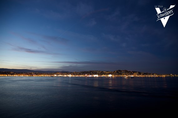 Vue de Cannes depuis La Villa Schweppes