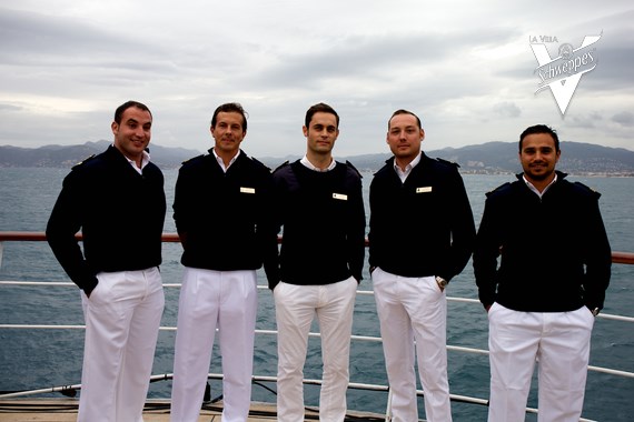 L'équipage de la Villa Schweppes à Cannes - Lundi 19 mai