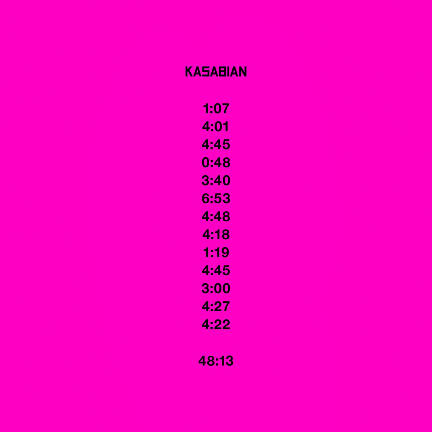 La pochette du disque de Kasabian