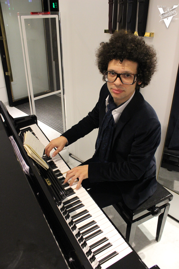 Le pianiste Charles-Baptistes chez De Fursac