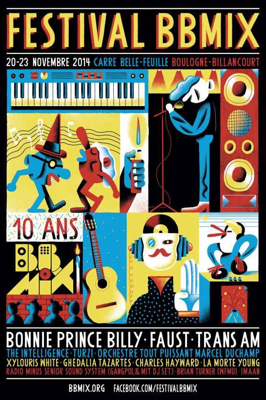 L'affiche du festival BBmix 2014 à Boulogne-Billancourt