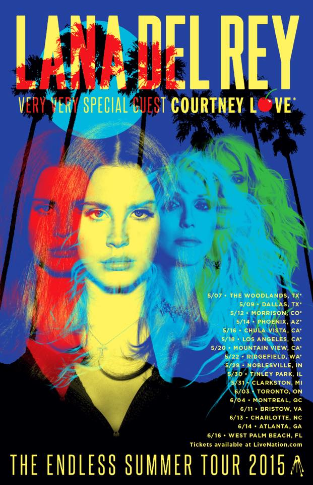 Lana Del Rey en tournée avec Courtney Love
