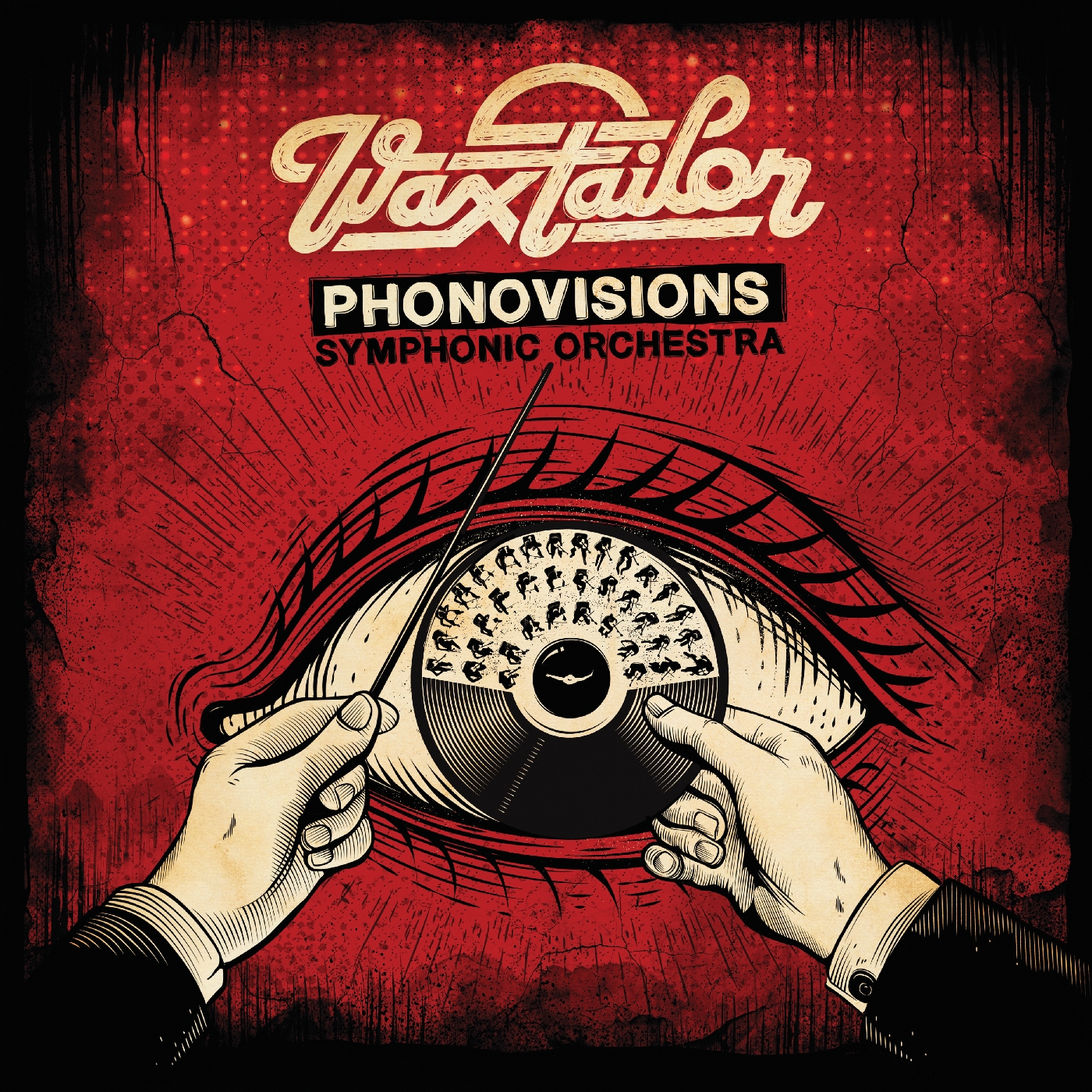 La cover du nouvel album de Wax Tailor, "Phonovisions Symphonic Orchestra"