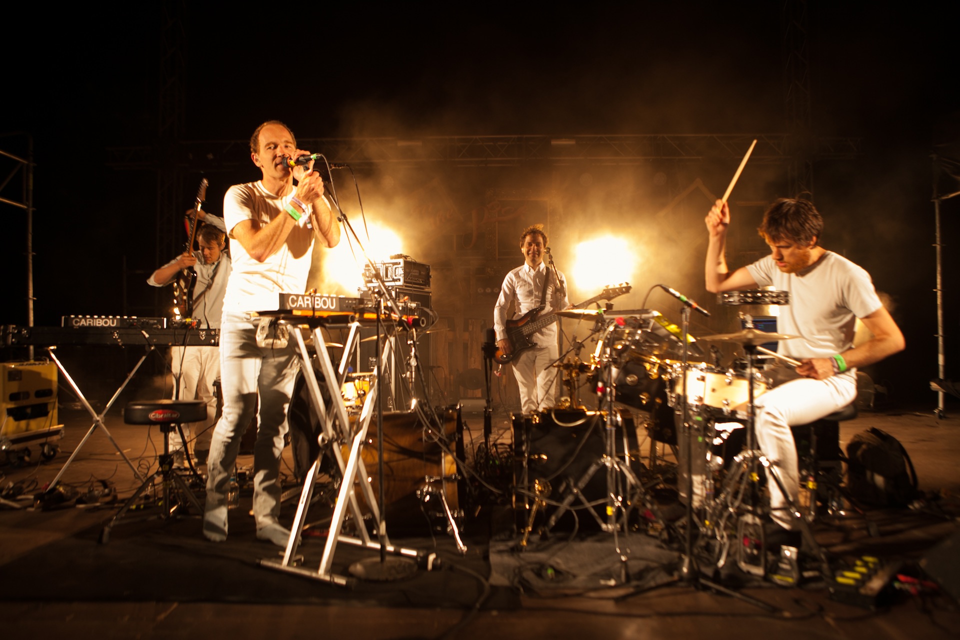 Caribou en live au festival Calvi On The Rocks en juillet 2014