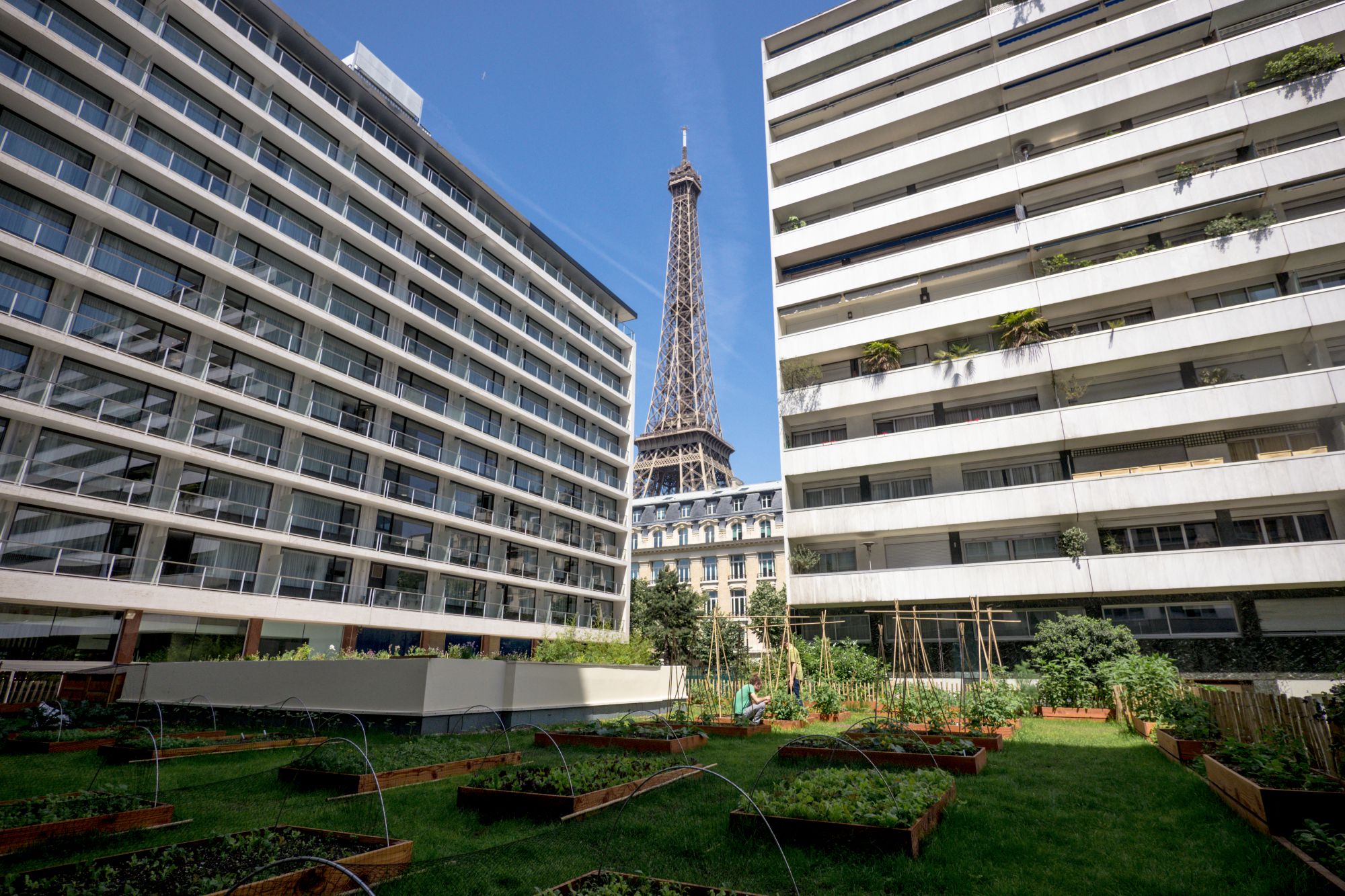 La Brasserie FRAME et sa vue sur la Tour Eiffel