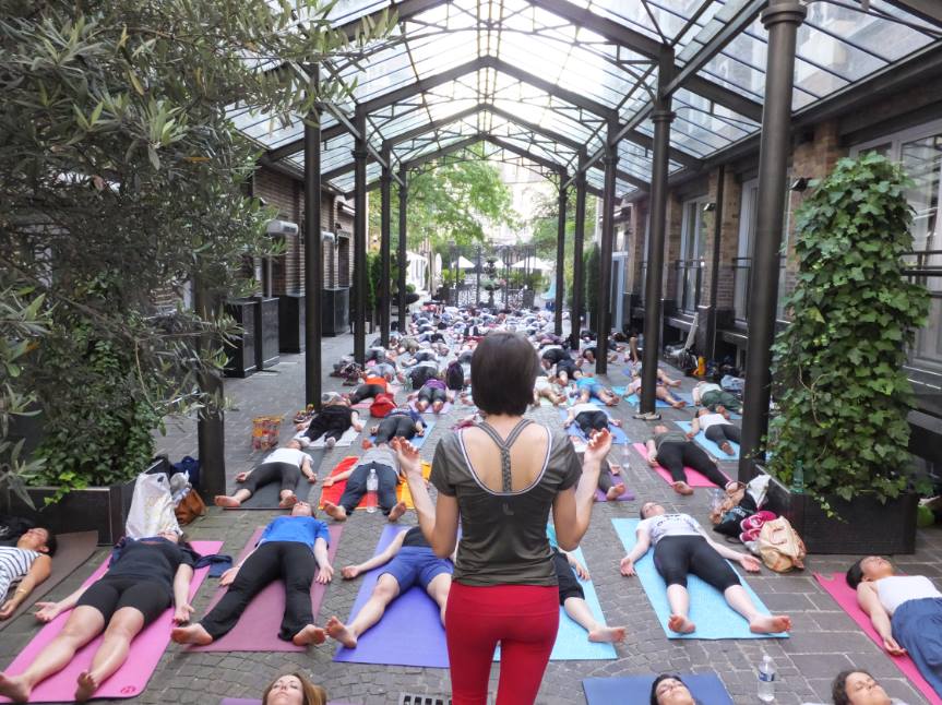Yoga @ Les Jardins du Marais
