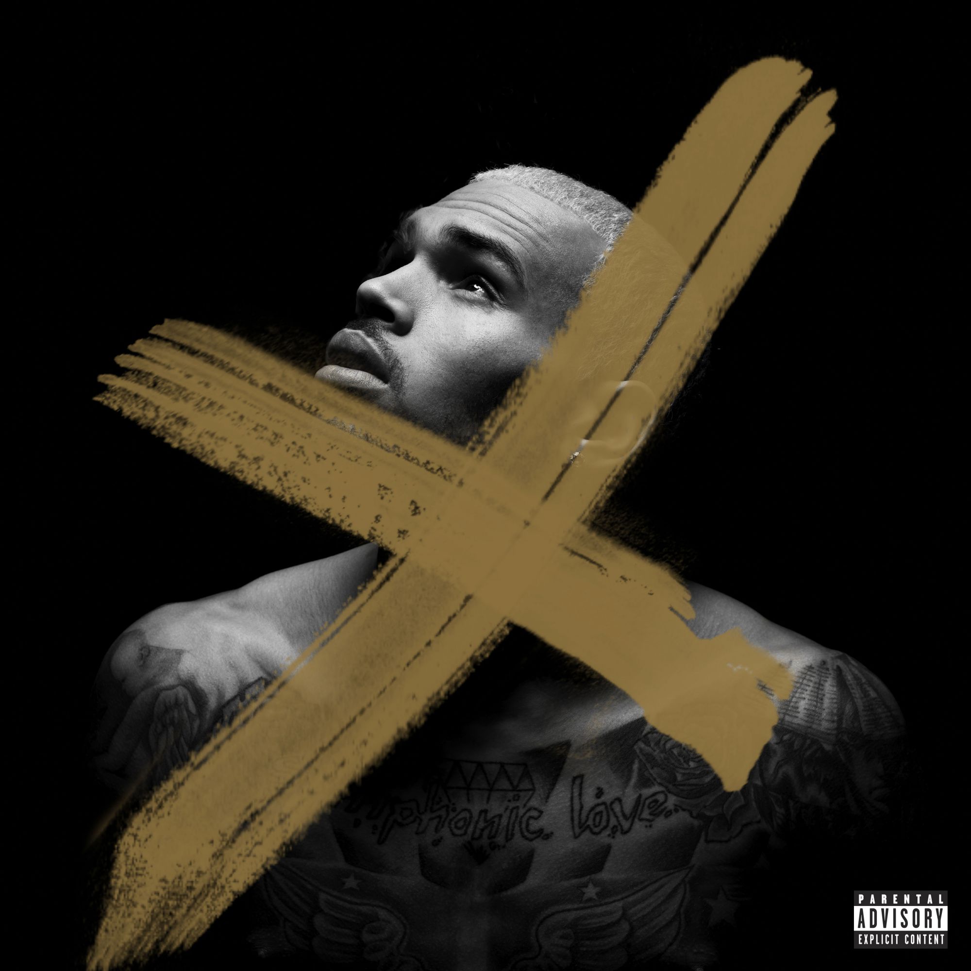 La Pochette de X de Chris Brown
