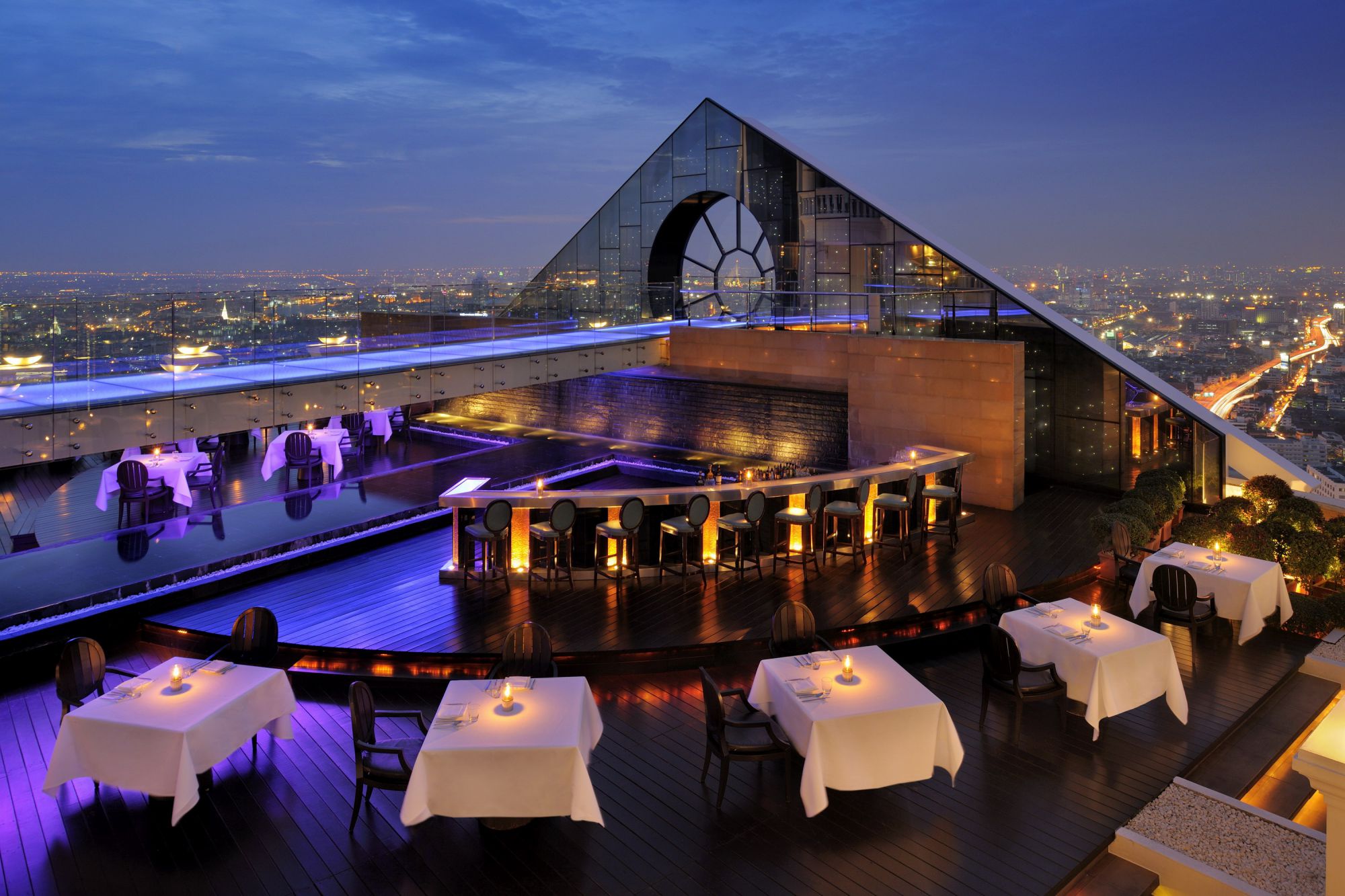 Le Sky Bar de L'Hôtel Lebua à Bangkok