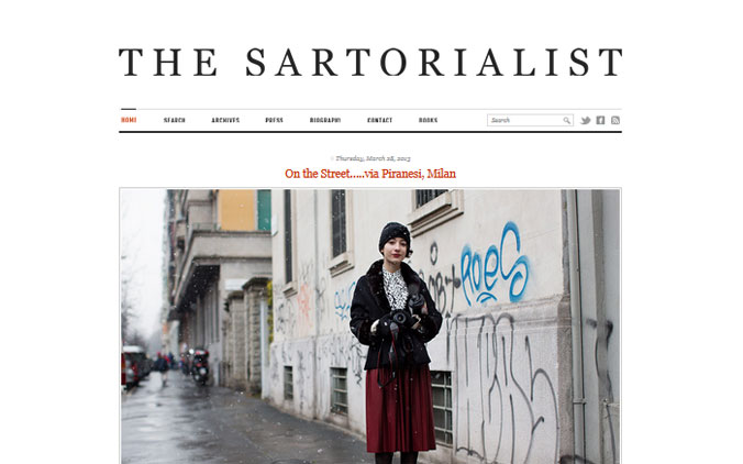 Le blog de The Sartorialist