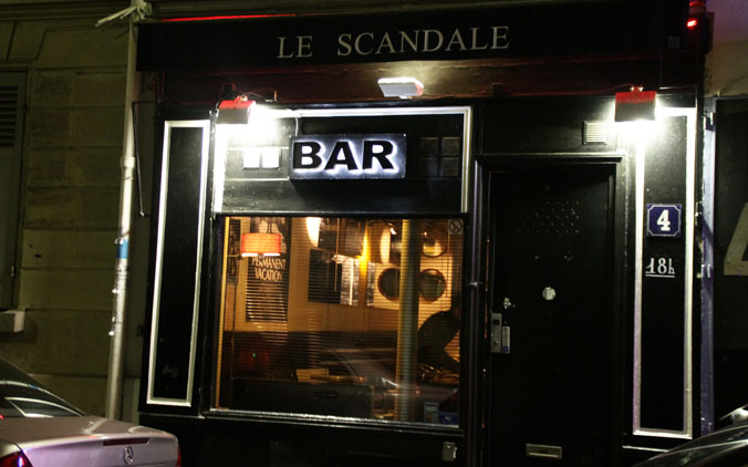 Le Scandale, 4 rue Viollet Le Duc, 75009 Paris