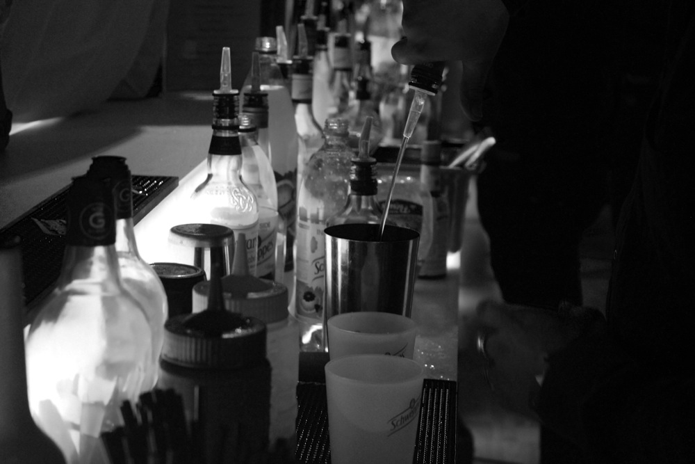 Des cocktails a base de Schweppes... Forcement !