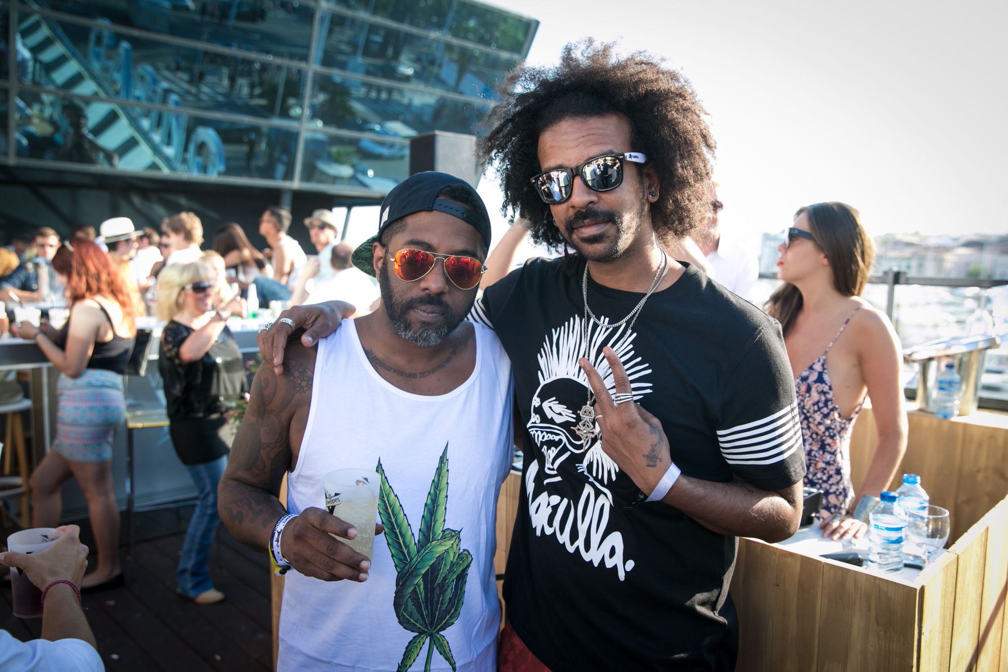 Naughty J et Scotty Ferguson à la Villa Schweppes de Cannes, le 22 mai 2015  - photo 65