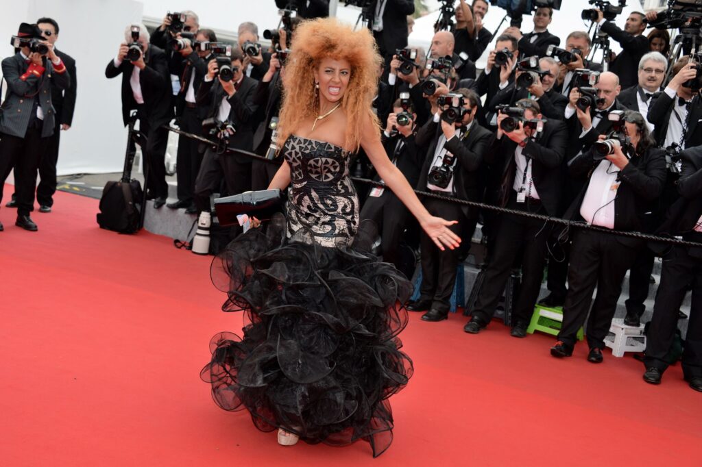 Afida Turner sur le tapis rouge à Cannes
