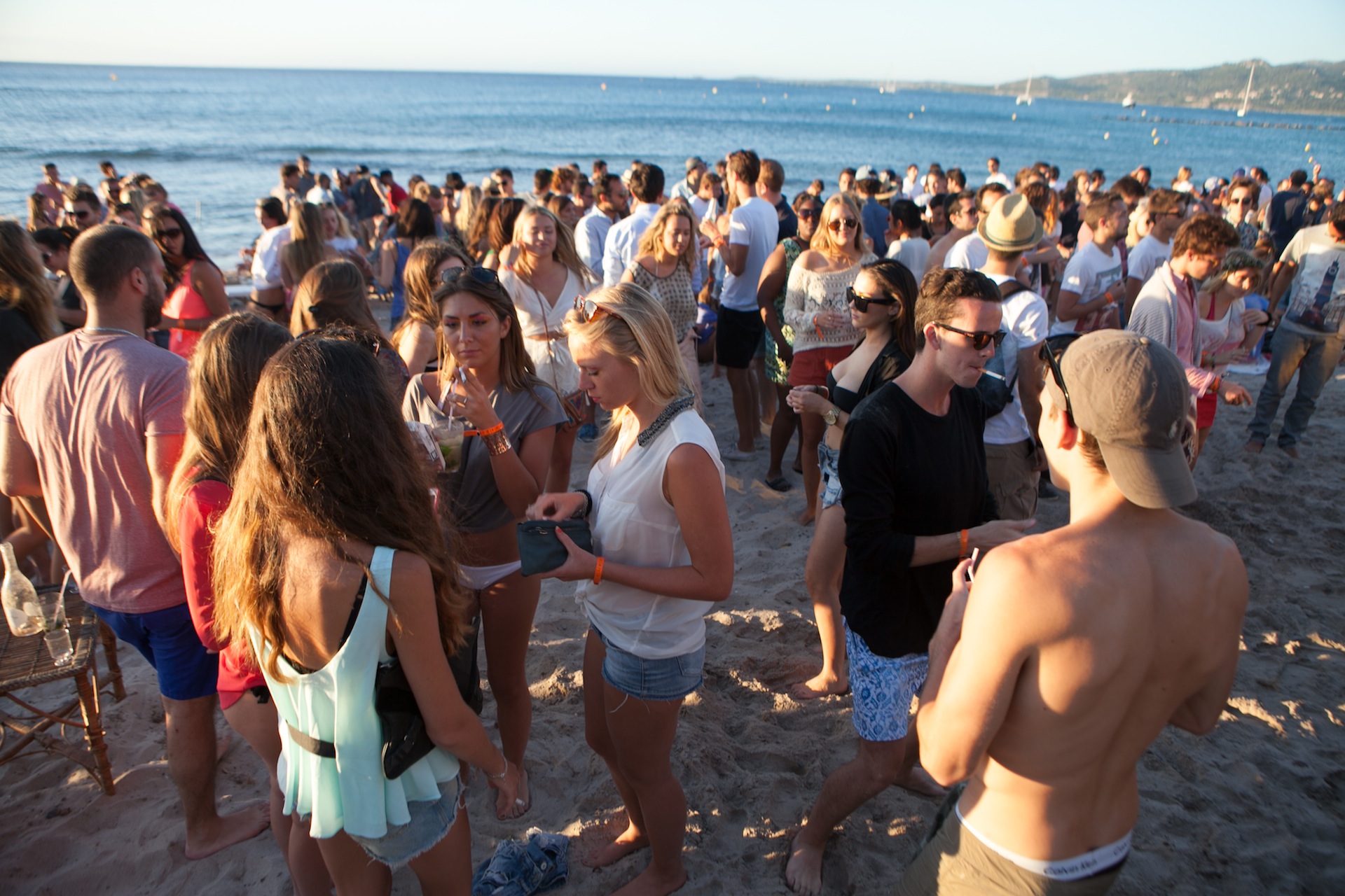 Lors de l'édition 2014 du Festival Calvi On The Rocks - plage