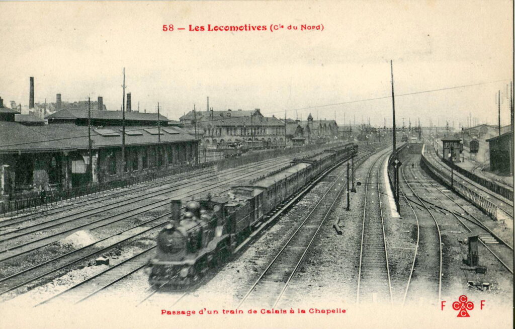 Le dépot SNCF de La Chapelle (à droite)