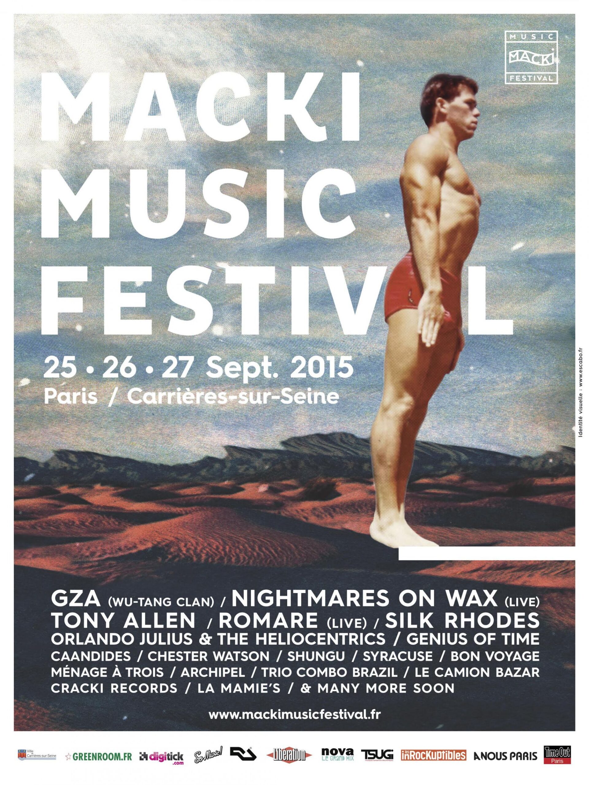 L'affiche du Macki Music Festival 2015