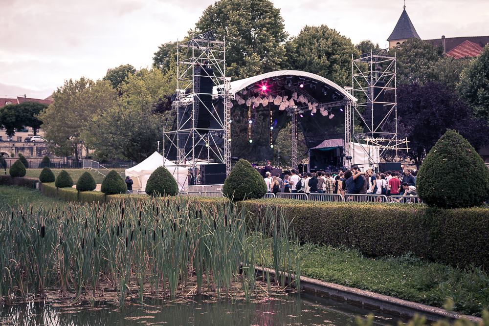 Lors du Macki Music Festival 2014 au Parc de Carrière-Sur-Seine