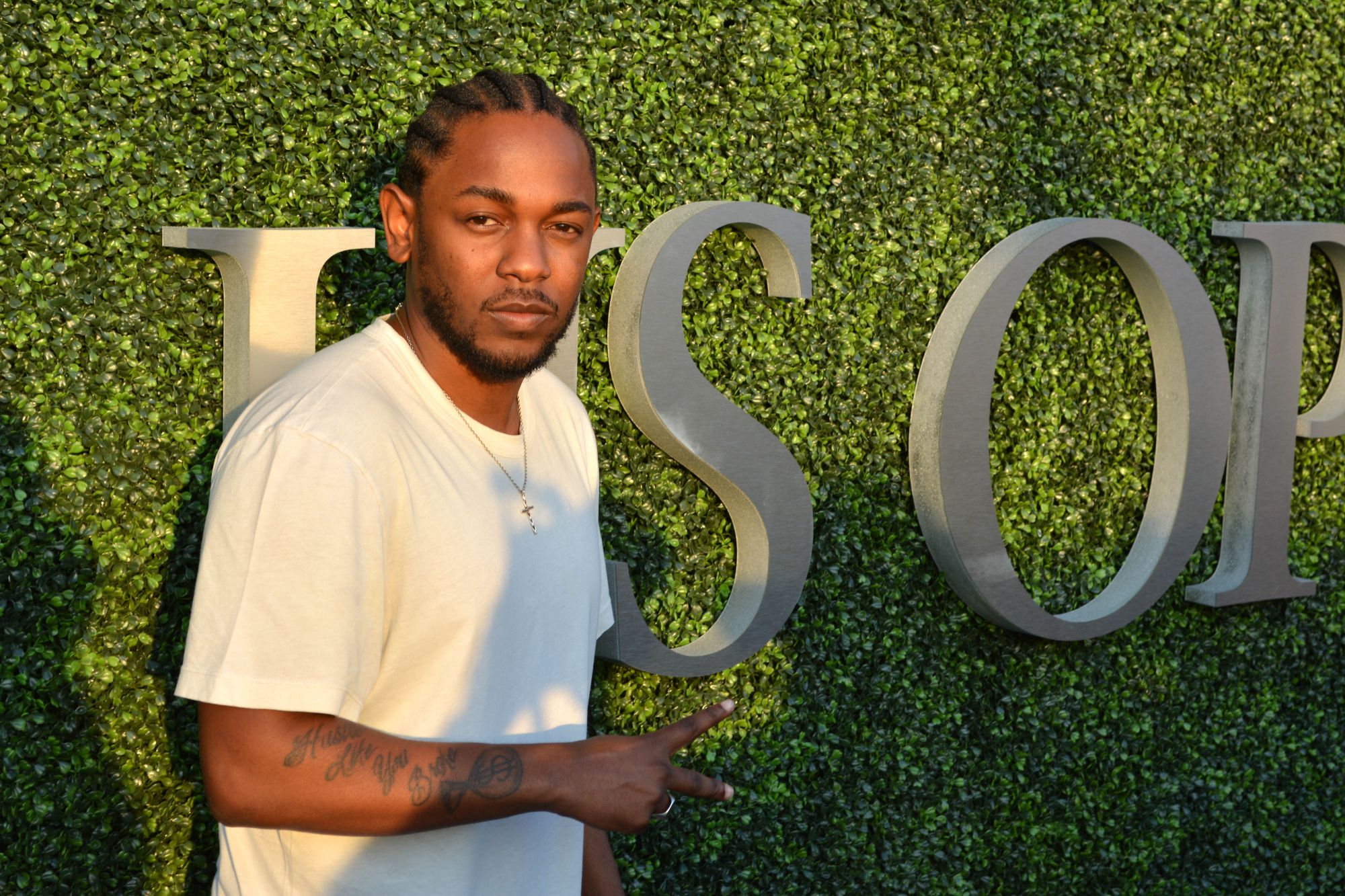 Kendrick Lamar à l'US Open.